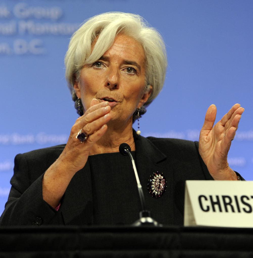 IMF Managing Director Christine Lagarde