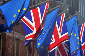 Brexit flags