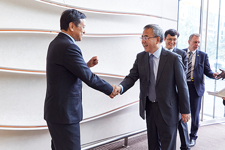 LME WELCOMES CHINESE VICE PREMIER