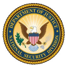 The US Department of Justice - Money Laundering Scheme