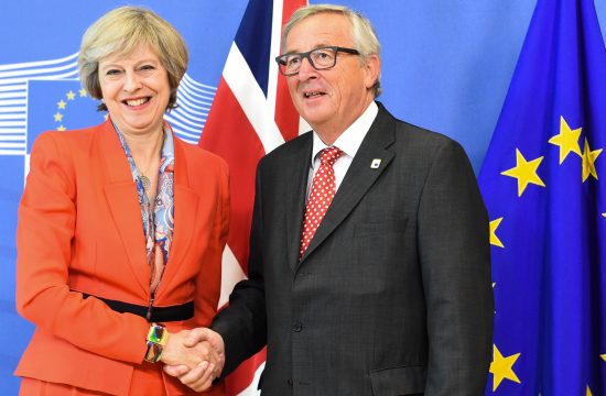 Theresa May, and Jean-Claude Juncker